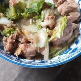 豚肉と「白菜」のナンプラー炒め